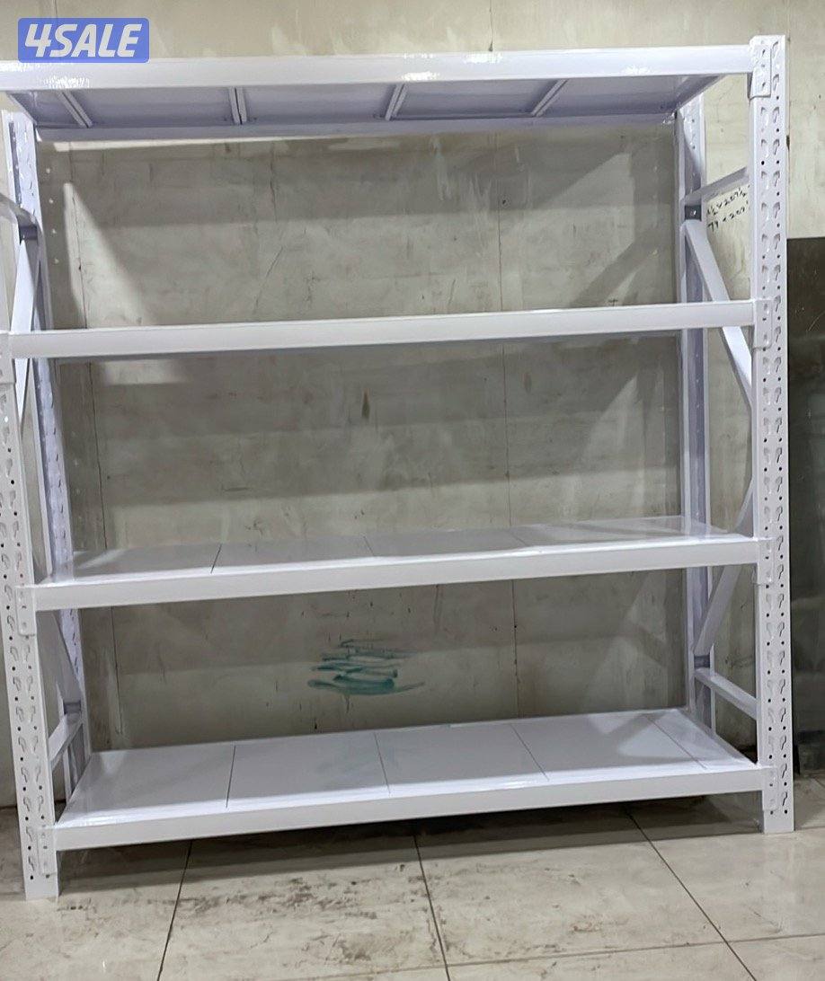 ارفف تخزين حسب المقاسات المطلوبه والألوان المطلوبه ويوجد خدمة رفع مقاس12