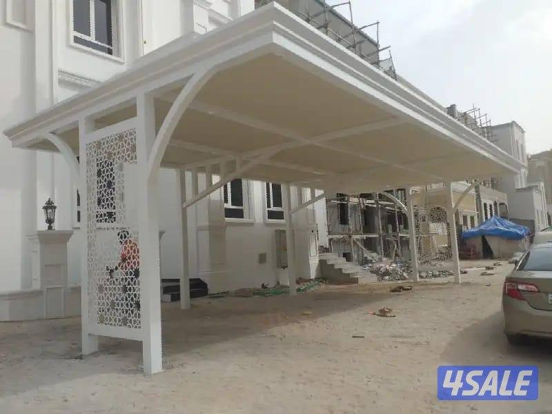 حداد مظلات اصيف خشبي كيرلي مظلات غرف ديوانية خام مظلات4