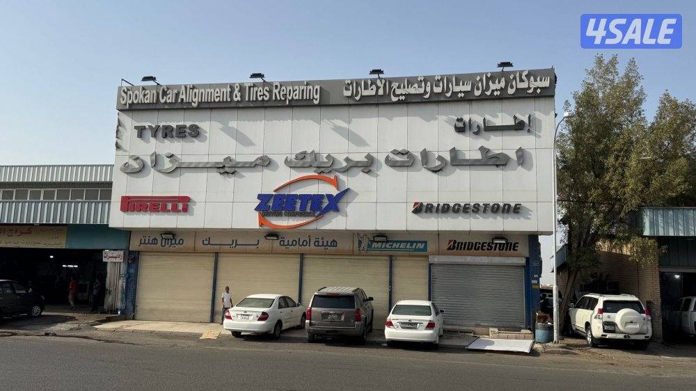 للايجارمحل اطارات صناعية الجهراءكبيرومحلات مساحات مختلفة لجميع الانشطة2