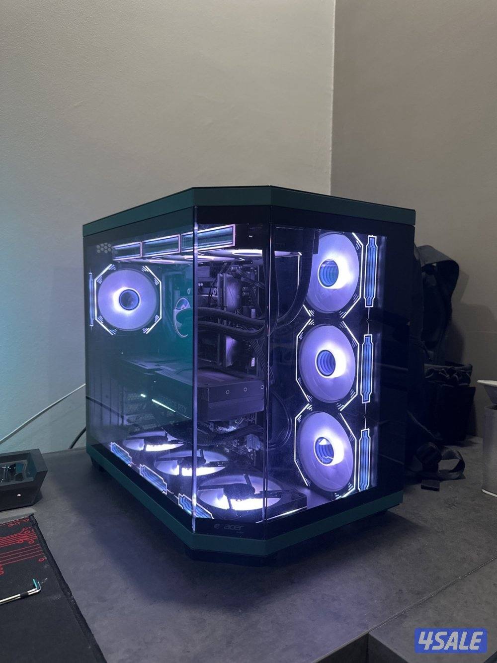 للبيع بيسي نظيف كرت 5070 معالج amd 7800x3d0