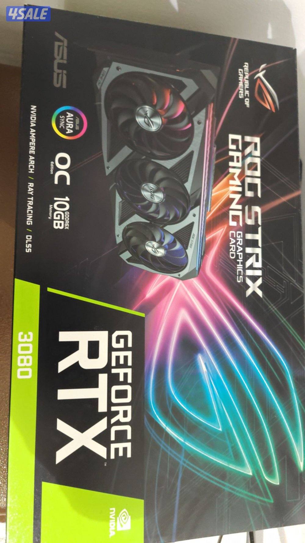 ASUS ROG STRIX GAMING CARD 10GB 3080 مستعمل بحاله جديده1