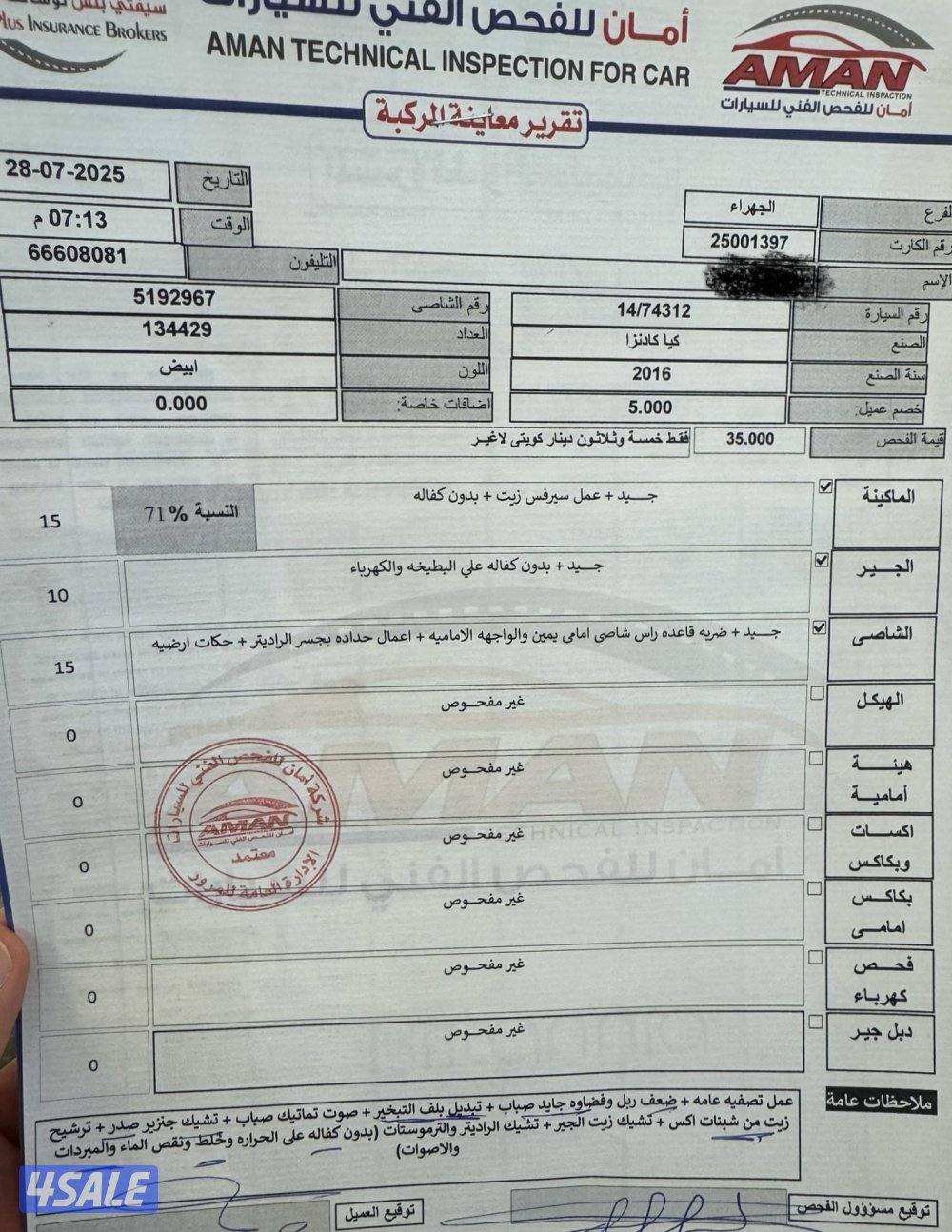 كادينزا 20168