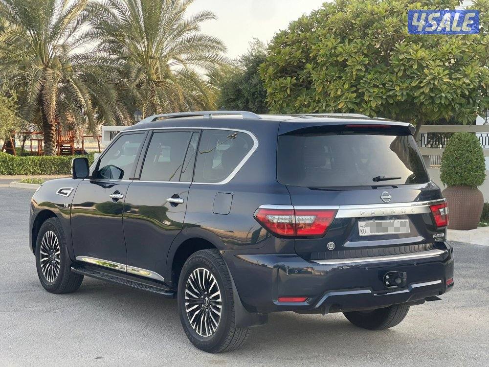 للبيع باترول بلاتينيوم سيتي V8 موديل 2023 صبغ وكالة تحت الكفالة4