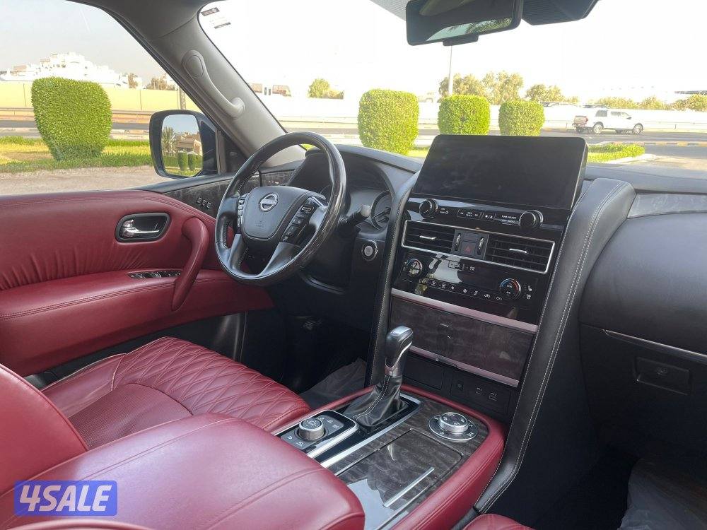 للبيع باترول بلاتينيوم سيتي V8 موديل 2023 صبغ وكالة تحت الكفالة7