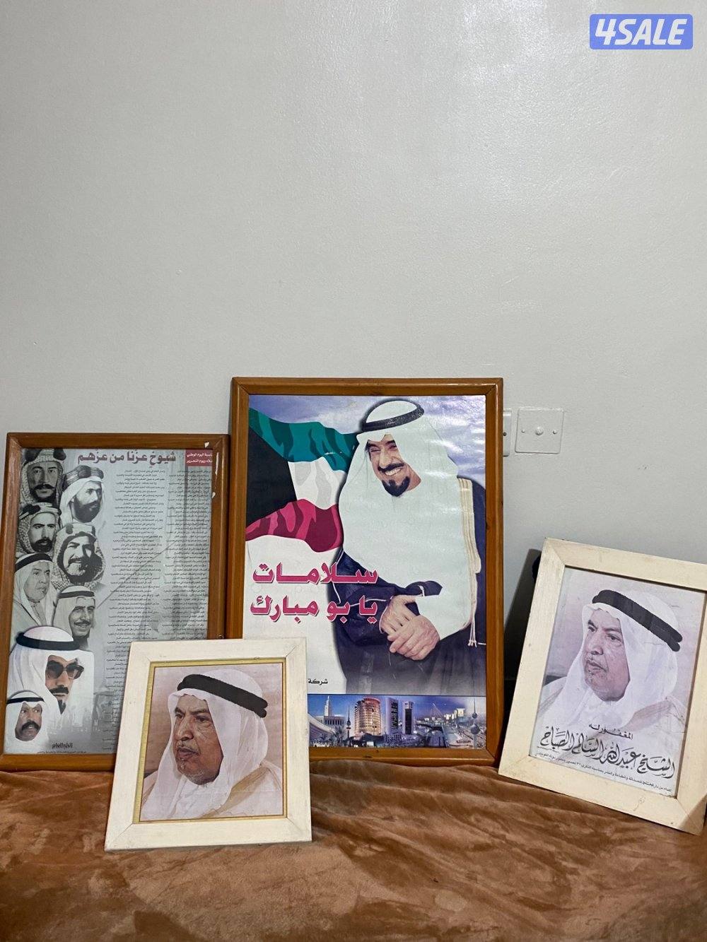 للبيع لوحات لشيوخ الكويت صناعة يدوية4