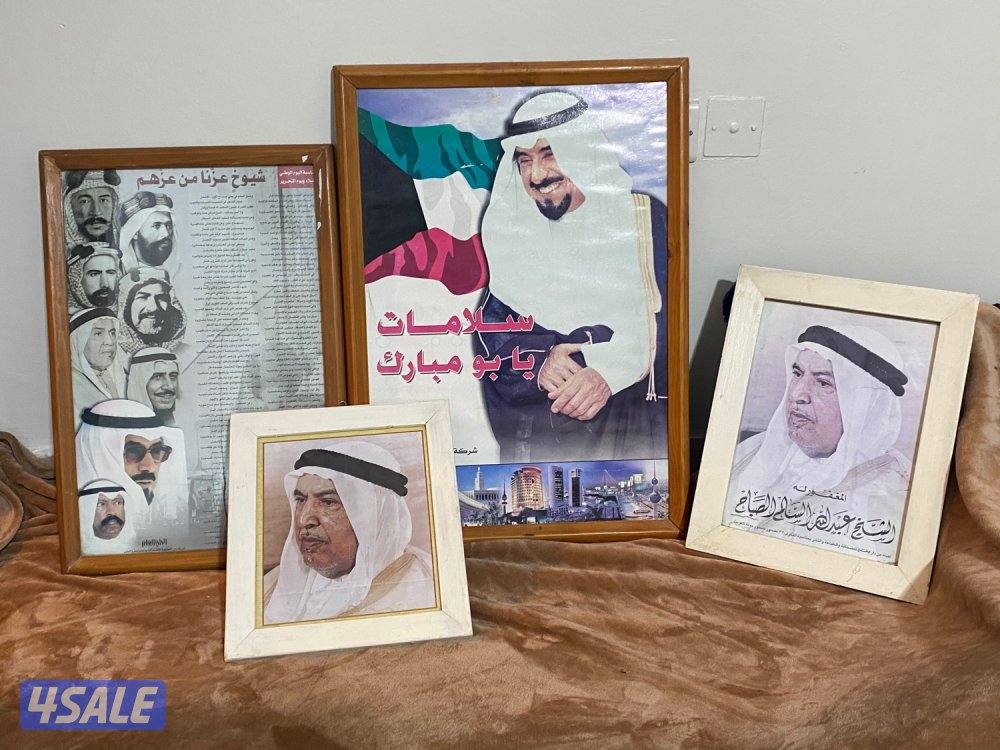للبيع لوحات لشيوخ الكويت صناعة يدوية9
