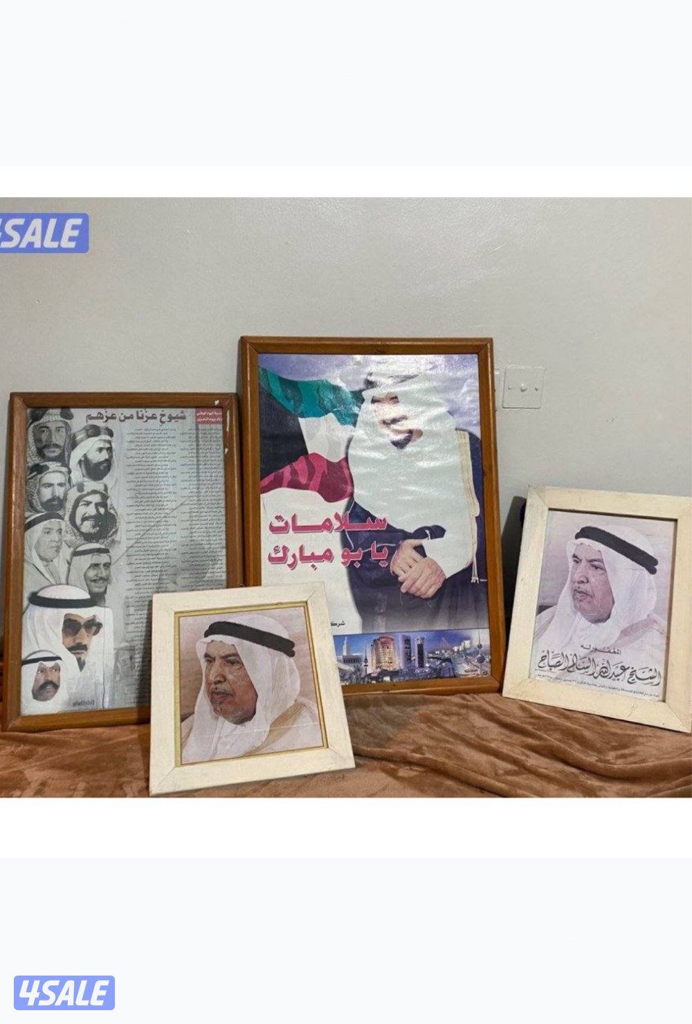 للبيع لوحات لشيوخ الكويت صناعة يدوية2