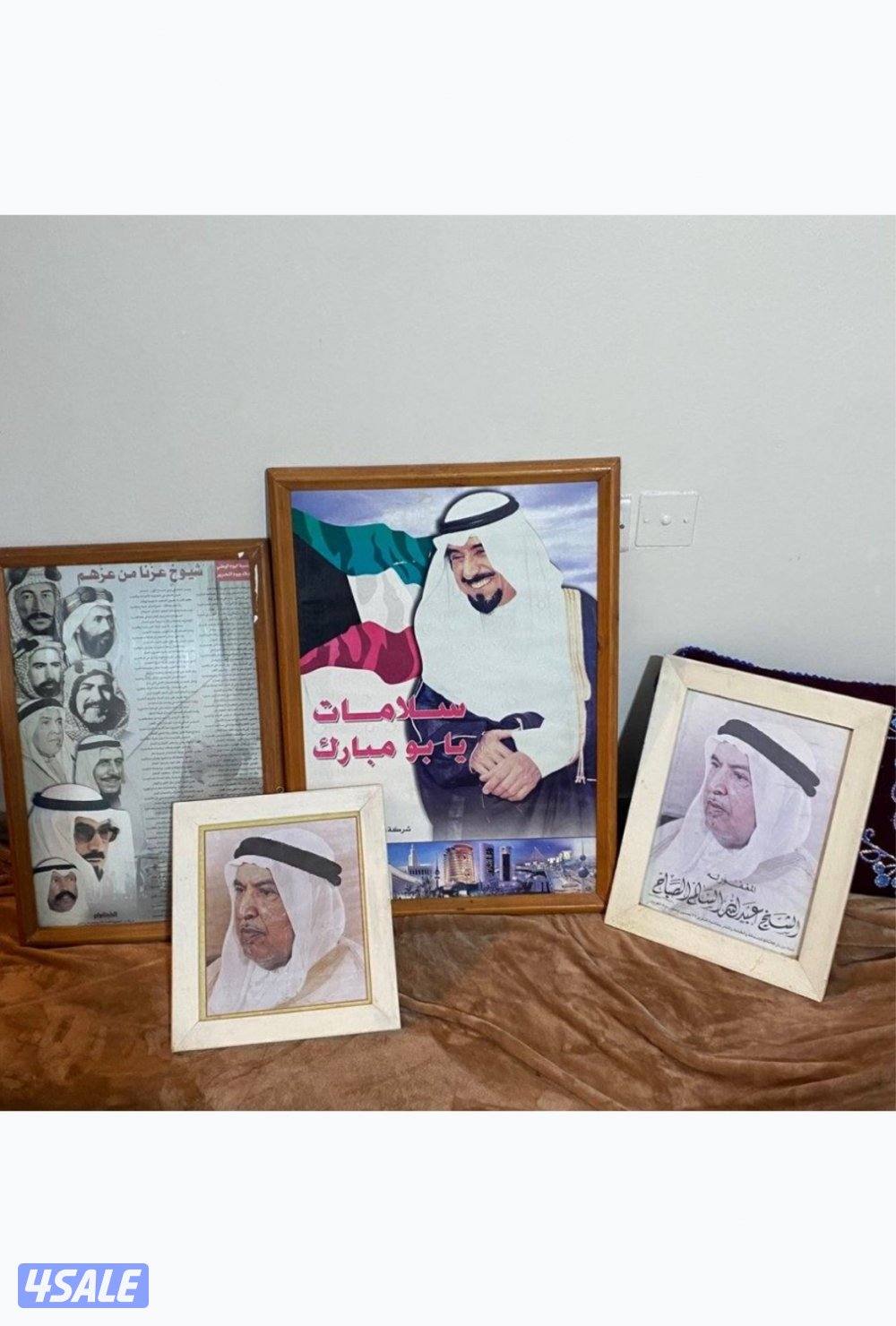 للبيع لوحات لشيوخ الكويت صناعة يدوية6