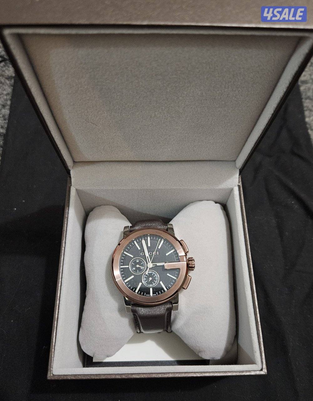 ساعة قوتشي فاخرة بعلبتها مخزنة1