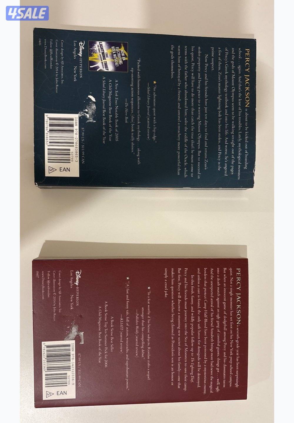 Percy Jackson and the Olympians books 1and 21