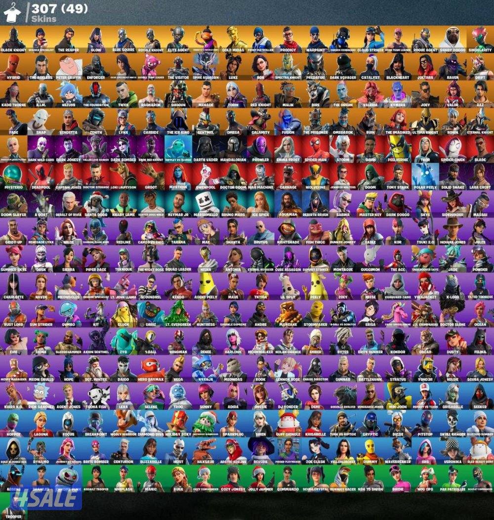 حساب فورتنايت نادر1