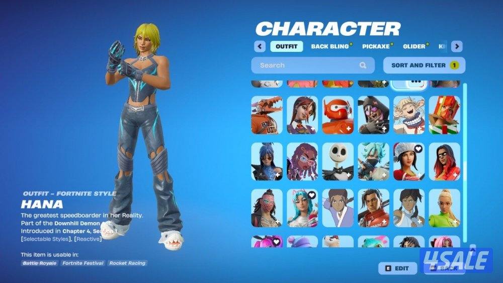 حساب فورت نايت 300 سكن سكنات عرق واكسات عرق ورقصات مشاهير اساسي5
