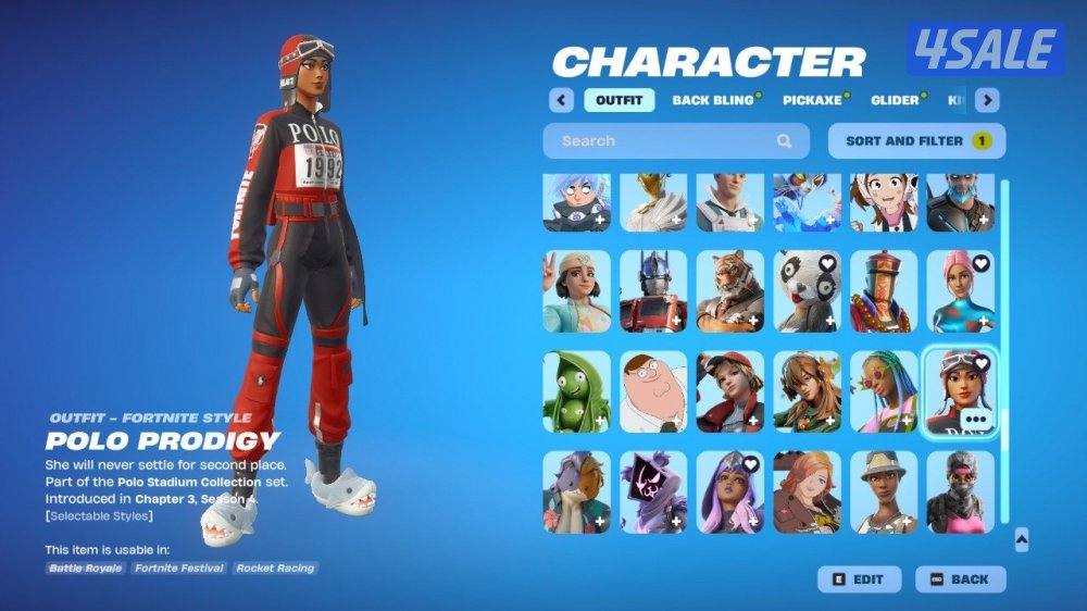 حساب فورت نايت 300 سكن سكنات عرق واكسات عرق ورقصات مشاهير اساسي9