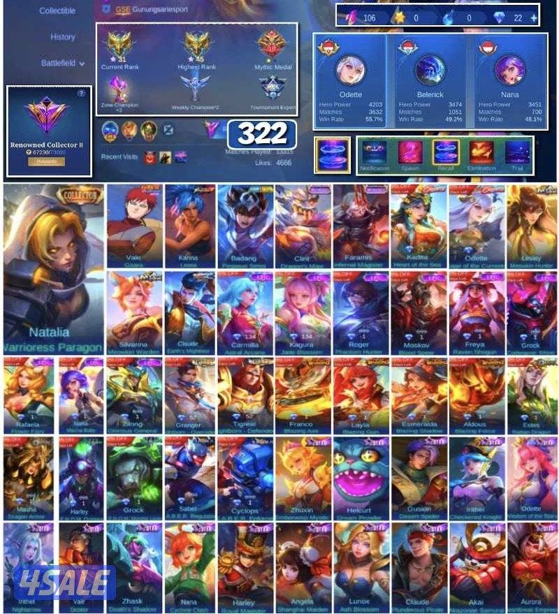 حساب موبا ليجند0