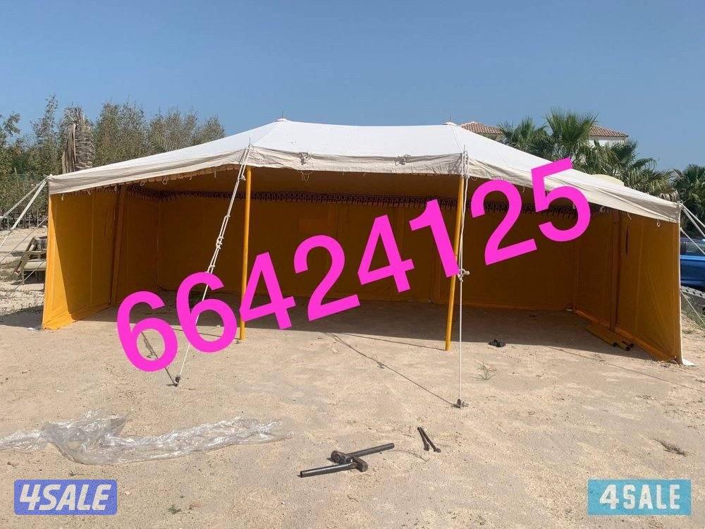 للبيع خيام جديد باكستاني ٣ طبقات درجه اول خام ٢٤ ملي1