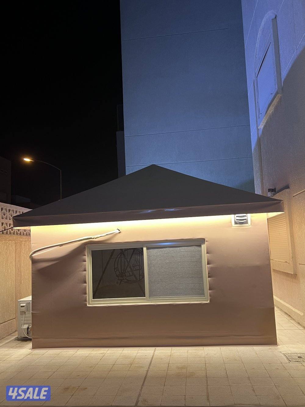 للبيع خيمه شاليه متنقل  5*40