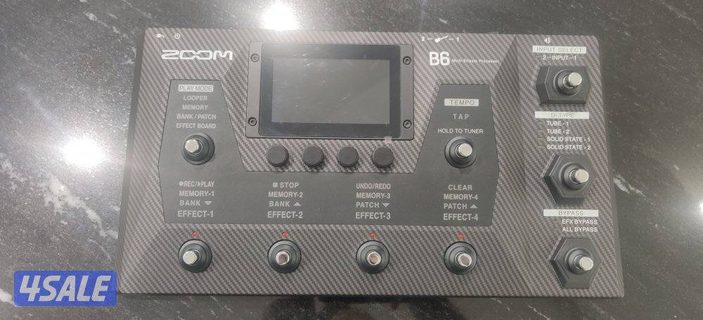Zoom B6 Bass Multi-effects Processor0