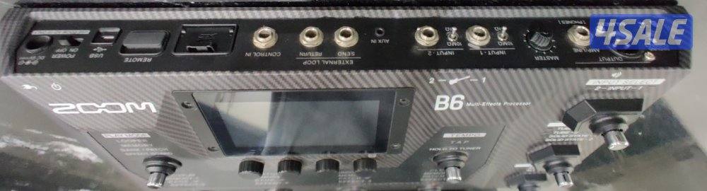 Zoom B6 Bass Multi-effects Processor4