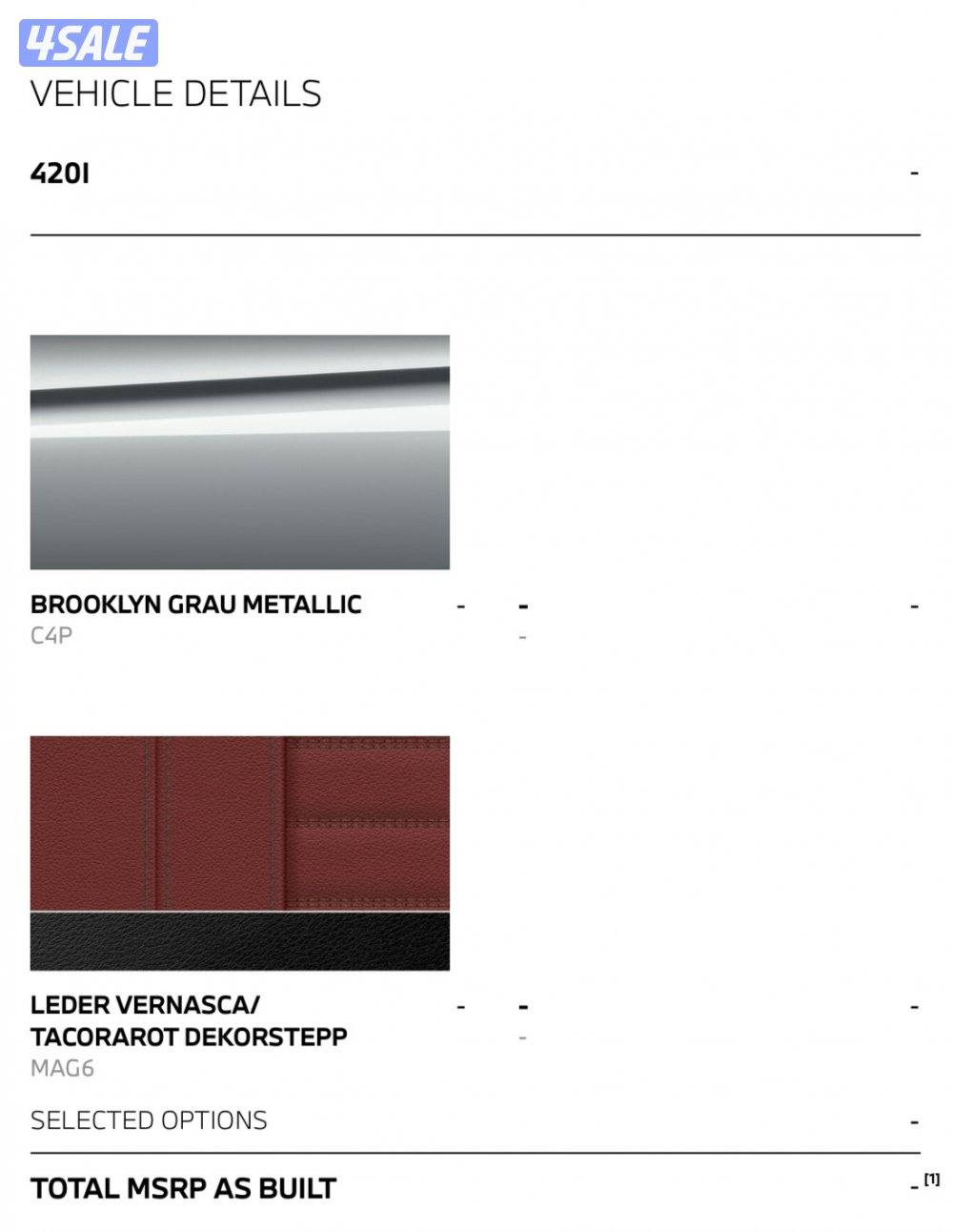 420i رمادي مطفيBM 20224