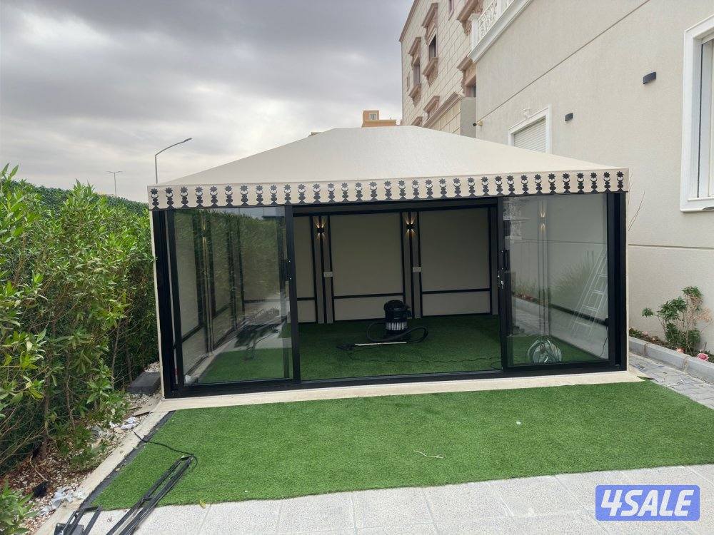 تفصال خيام ديوانية & مضالات PVC  خشبي مضالات5