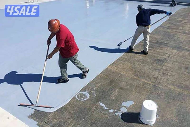 ابو ابراهيم عازل. عزل. اسطح حمامات. رش أمريكي. كيربي. جيتروف. عازل مائ3