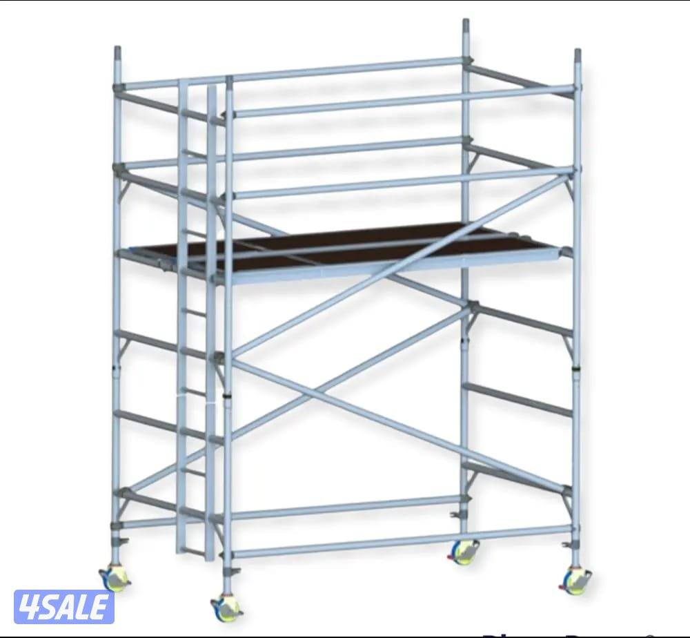 ابو ابراهيم تأجير معدات بناء. سقالة ايجار يومي. سلم. عربانة. مدحلة0