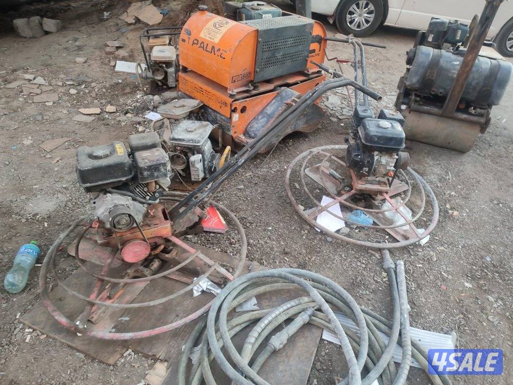 ابو ابراهيم تأجير معدات بناء. سقالة ايجار يومي. سلم. عربانة. مدحلة6