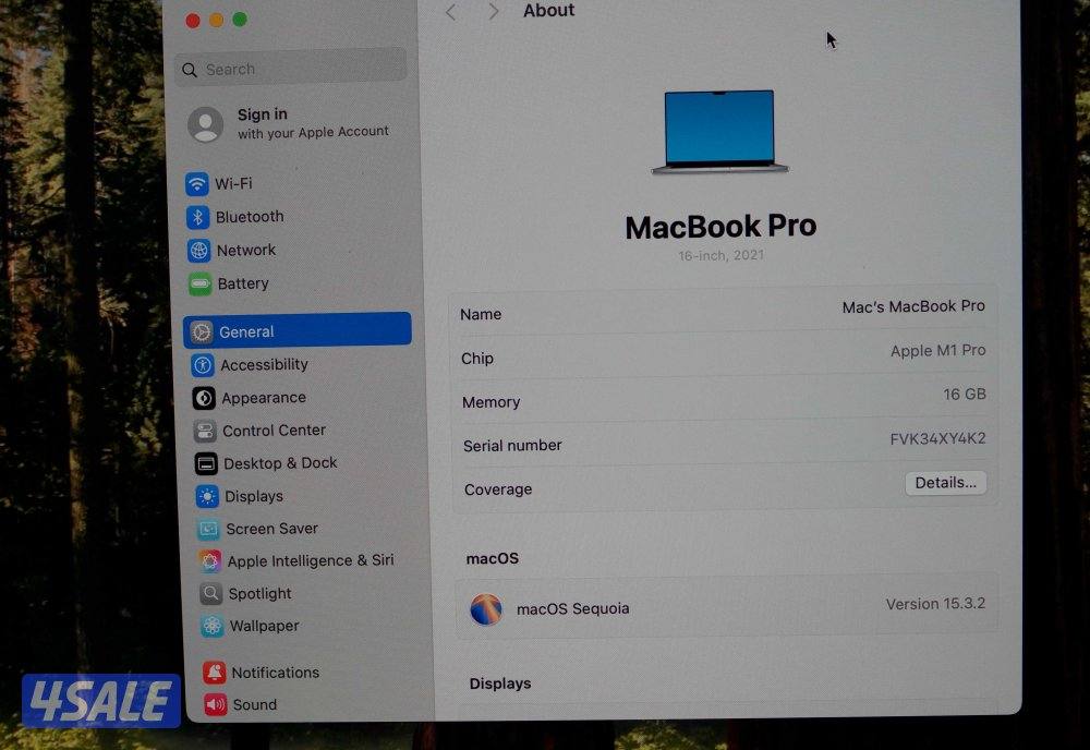 MBPro M1Pro 16" 16Gb 512GB6