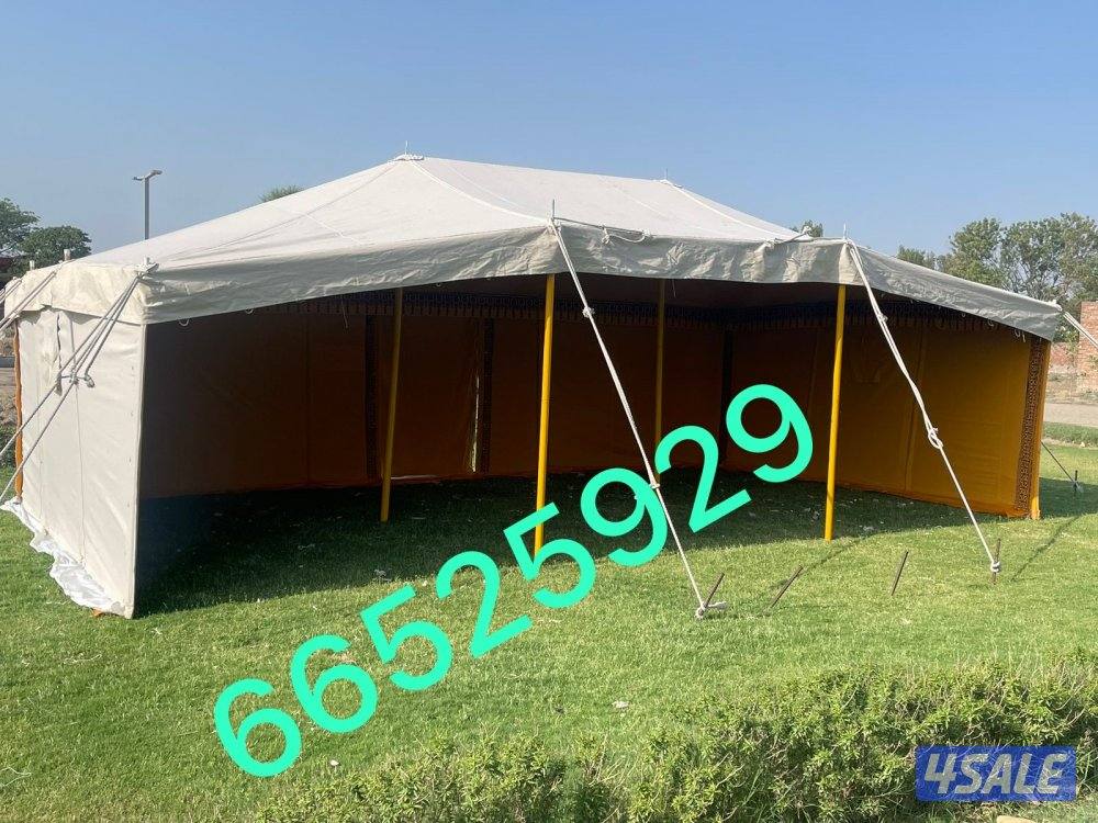 للبيع خيام جديد باكستاني ٣ طبقات درجه اول خام2