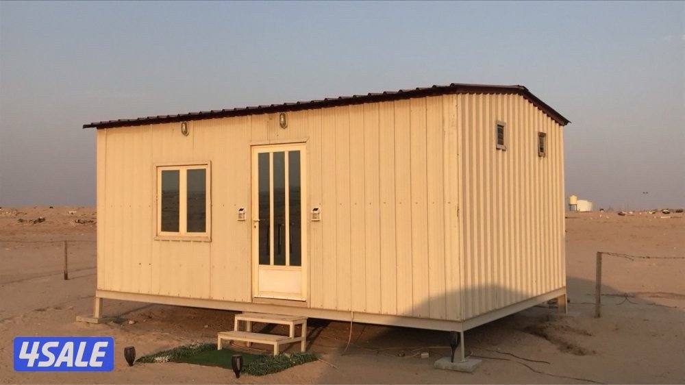 للبيع شاليه ثابت مقاس ٦ في ٤4