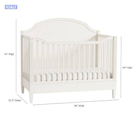 سرير أطفال متحوّل 4 في 1 من Pottery Barn – من الولادة لين الطفولة0