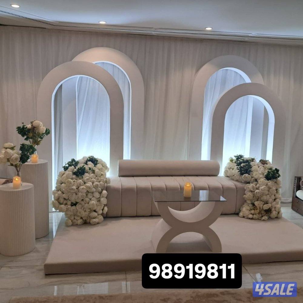 تأجير كراسي وطاولات وزينه منازل وجميع مستلزمات الافراح8