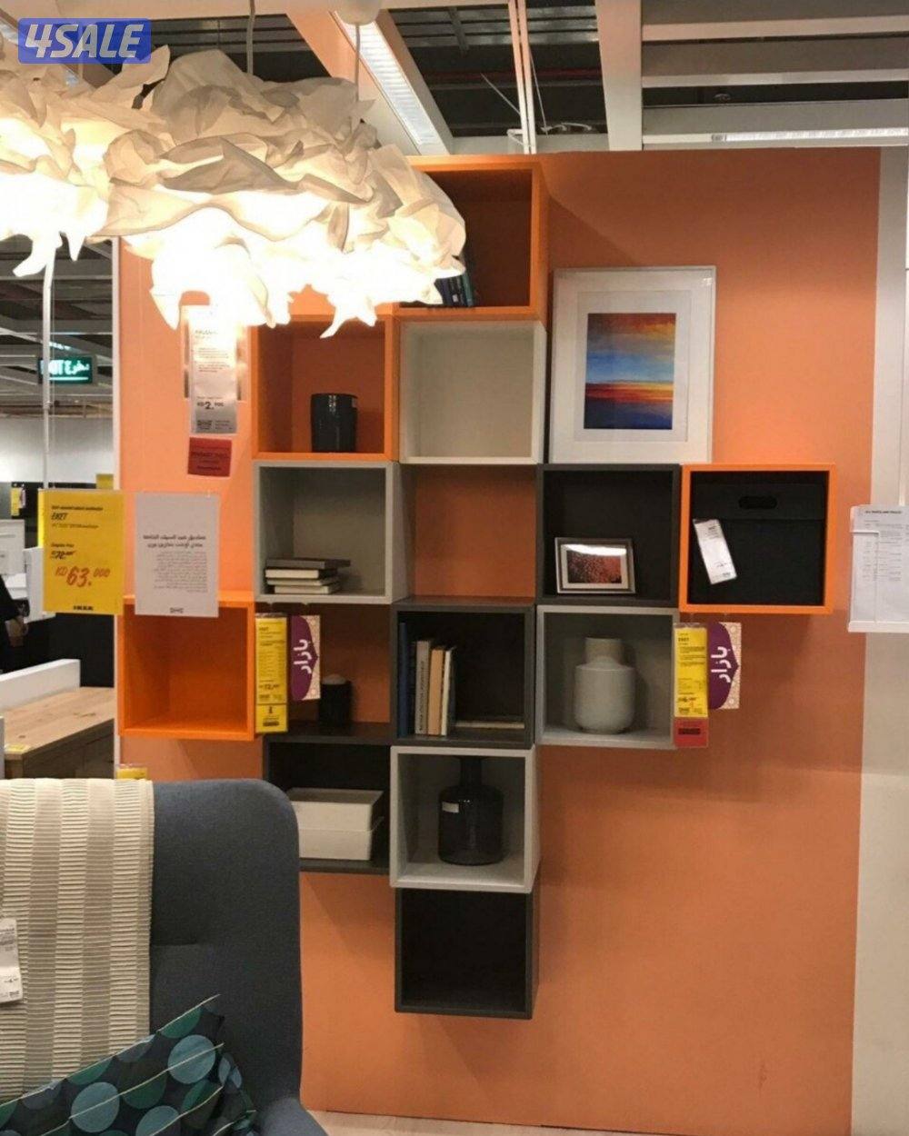 تركيب الستائر جديدة  تركيب ايكيا بالكرتون1