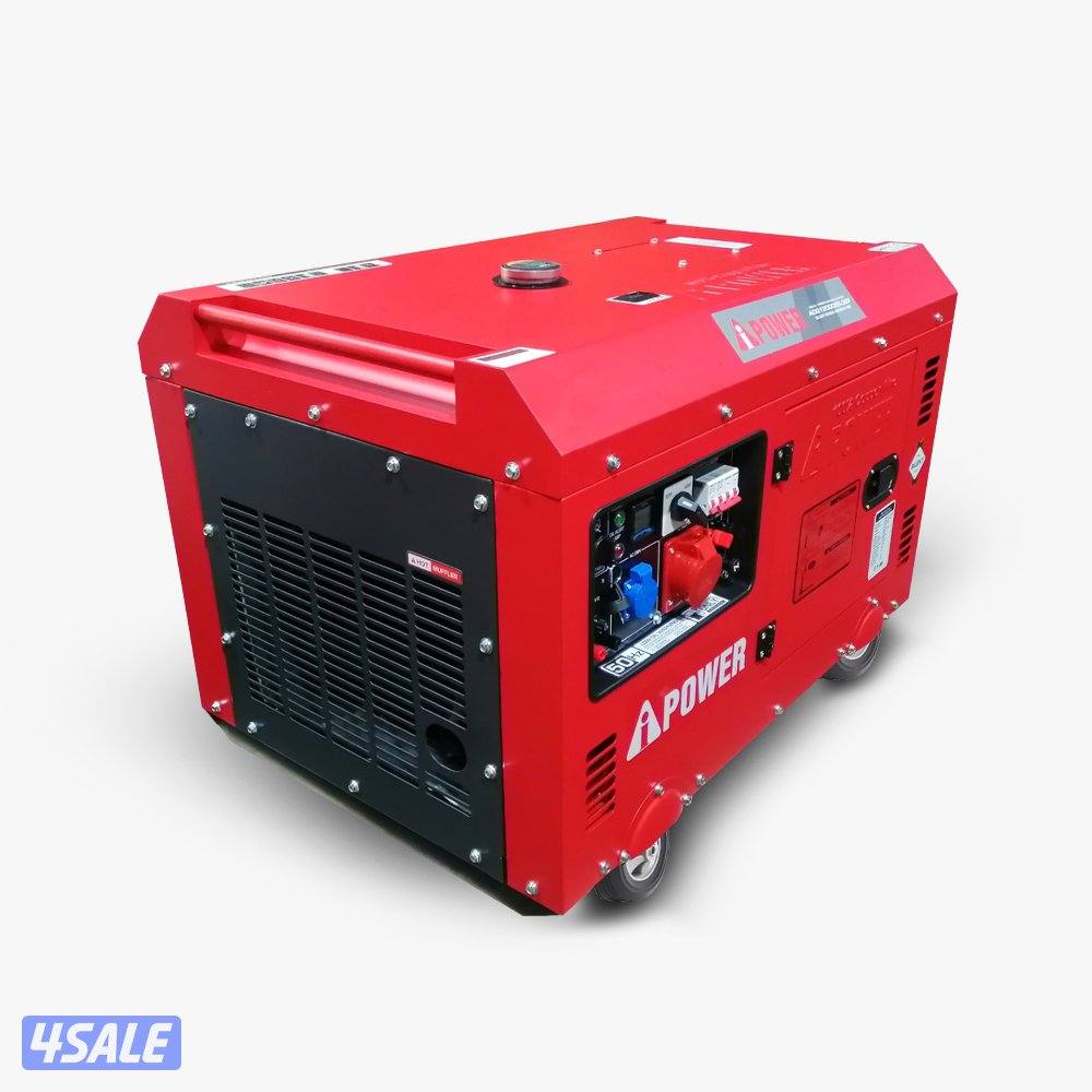 مولد ديزل صامت بقدرة 8 كيلو واط ثلاثي الطور من أي باور AiPOWER1