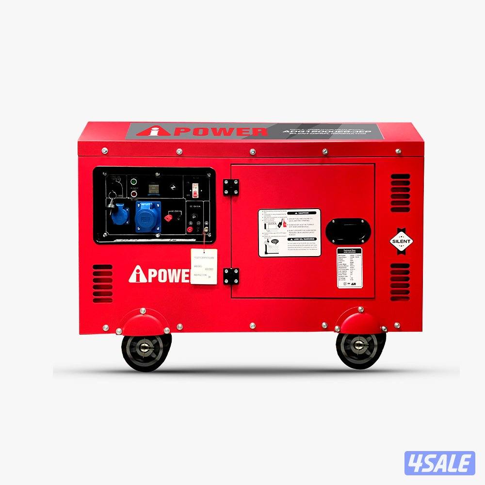 مولد ديزل صامت بقدرة 8 كيلو واط ثلاثي الطور من أي باور AiPOWER0
