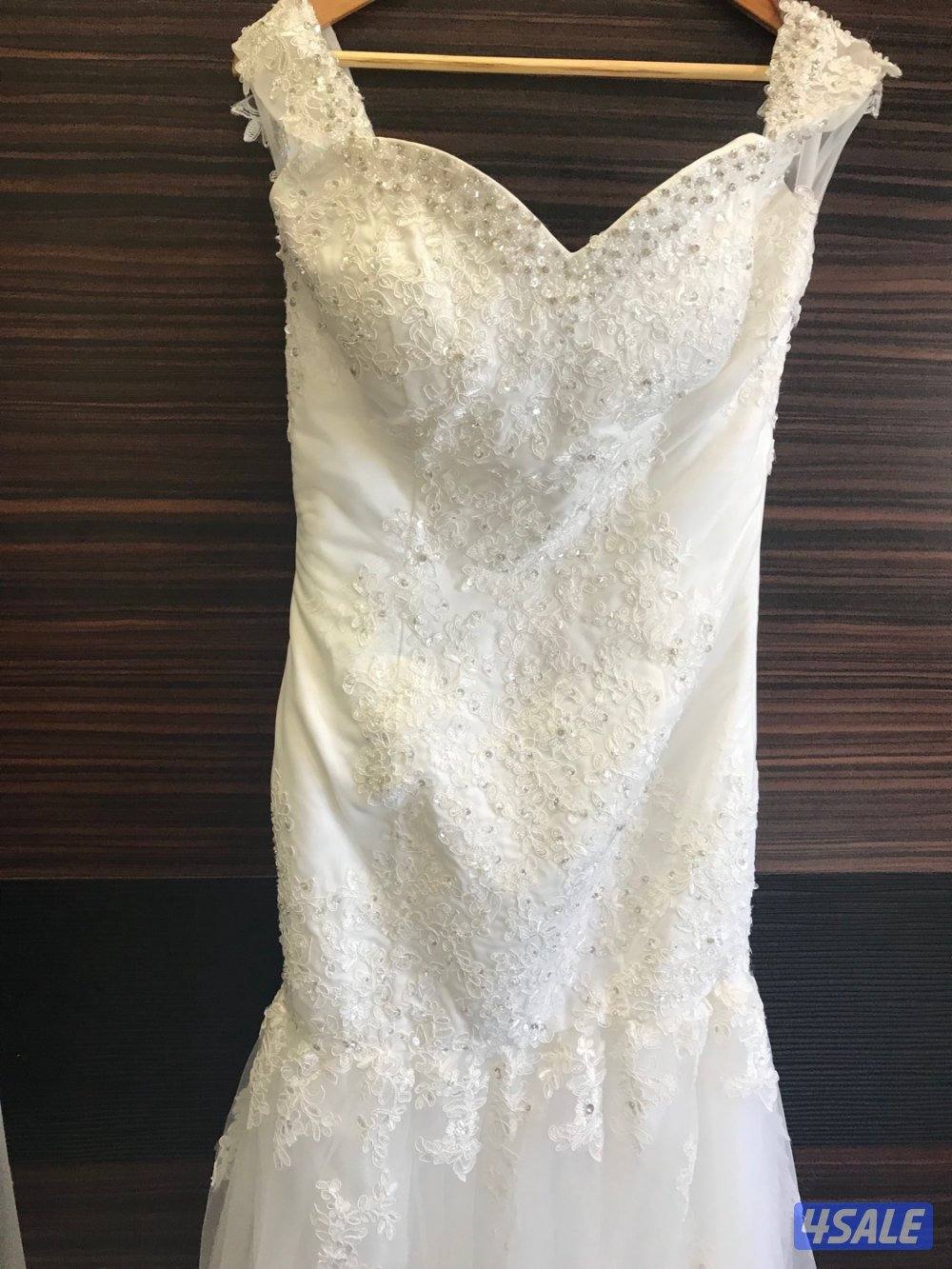 فستان عرس عصري غير مستخدم Wedding dress modern new not used4
