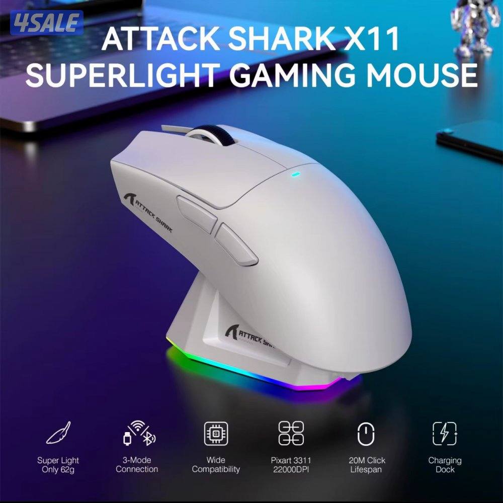 Attack shark x11 mouse ماوس اتاك شارك جديد1