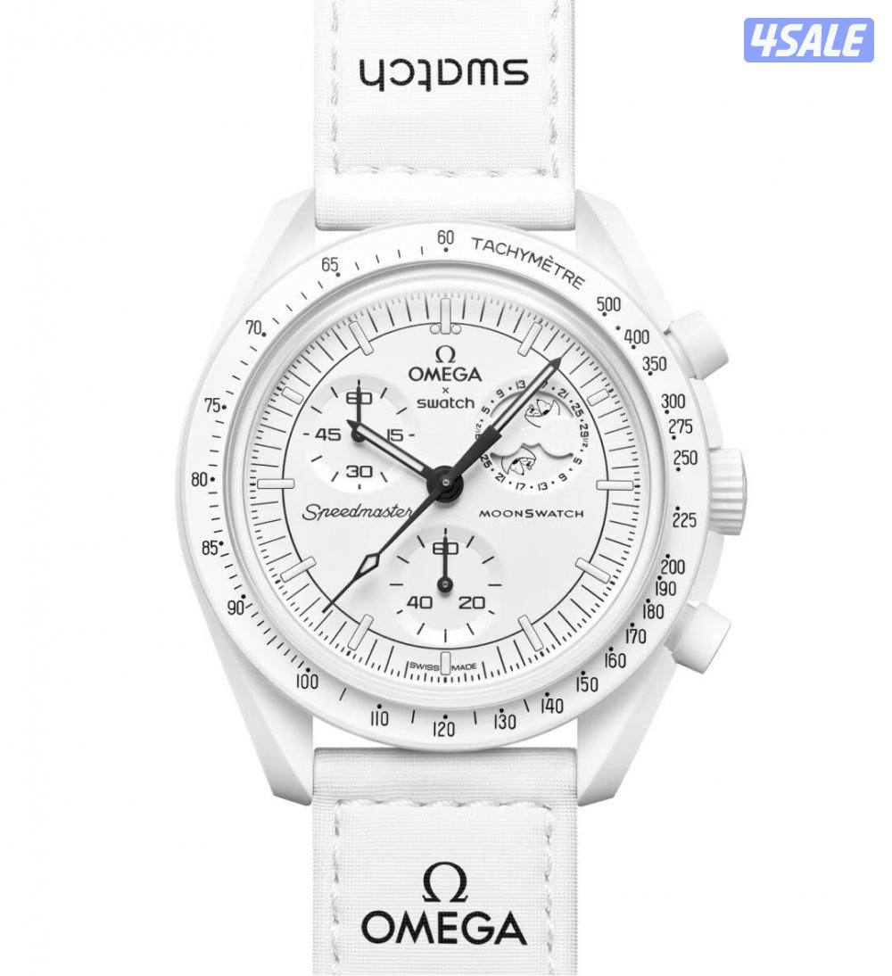 للبيع اوميقا سواتش سنوبي البيضاء0