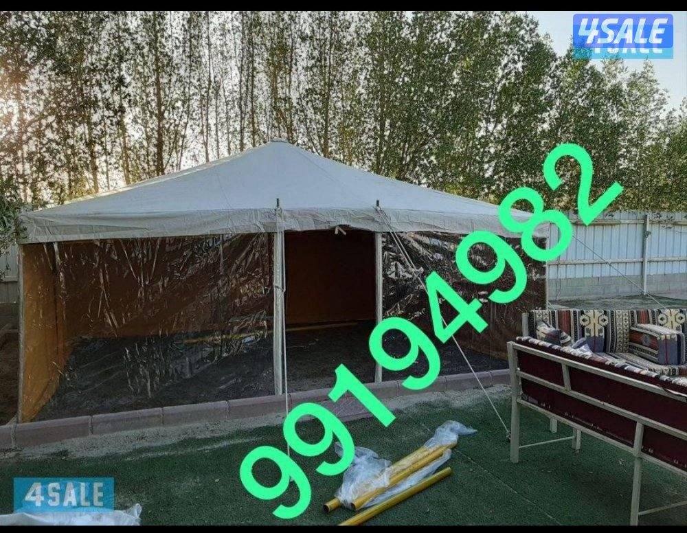 للبيع خيام جديد باكستاني ٣طبقات خام درجه اول ٢٤ ملي4