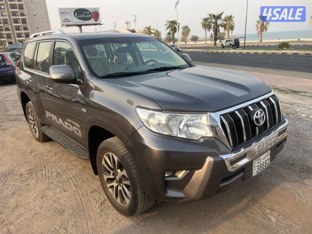 برادو TXL رمادي 2022ماشي 51 الف صبغ وكاله فتحه فل4