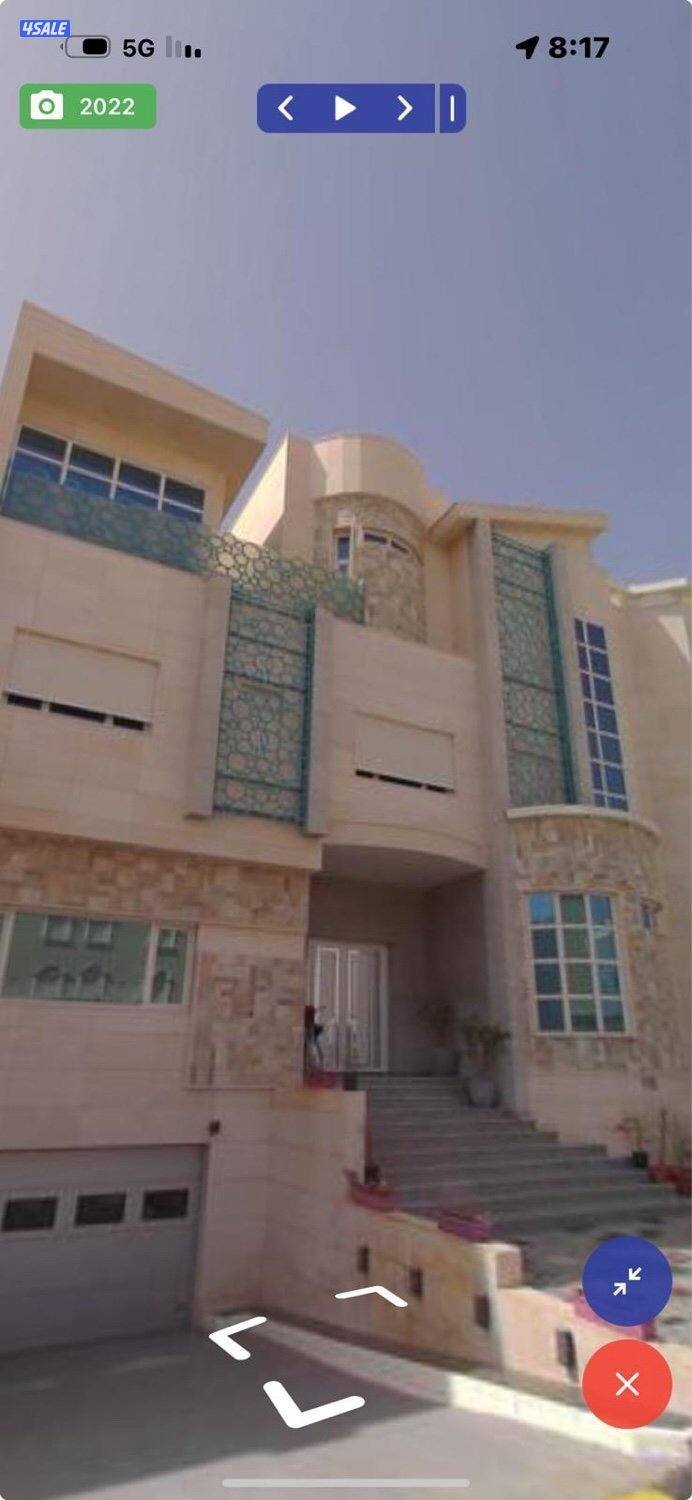 ثلاث ادوار وسرداب زاوية شارعين قطعة 5 شارع 5070