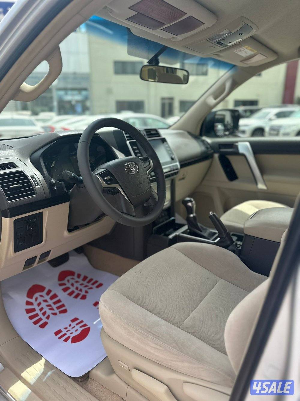 تويوتا برادو 6 سلندر VX موديل 2021 صبغ الوكالة7