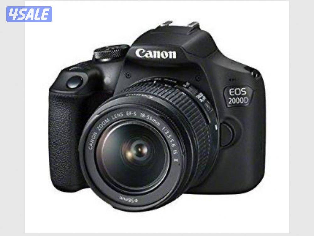 كاميرا canon EOS 2000D +عدسة 18-55 mm مع شنطة و ستاند6