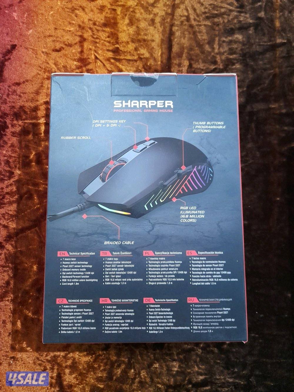 3 New rampage professional gaming mouse.1