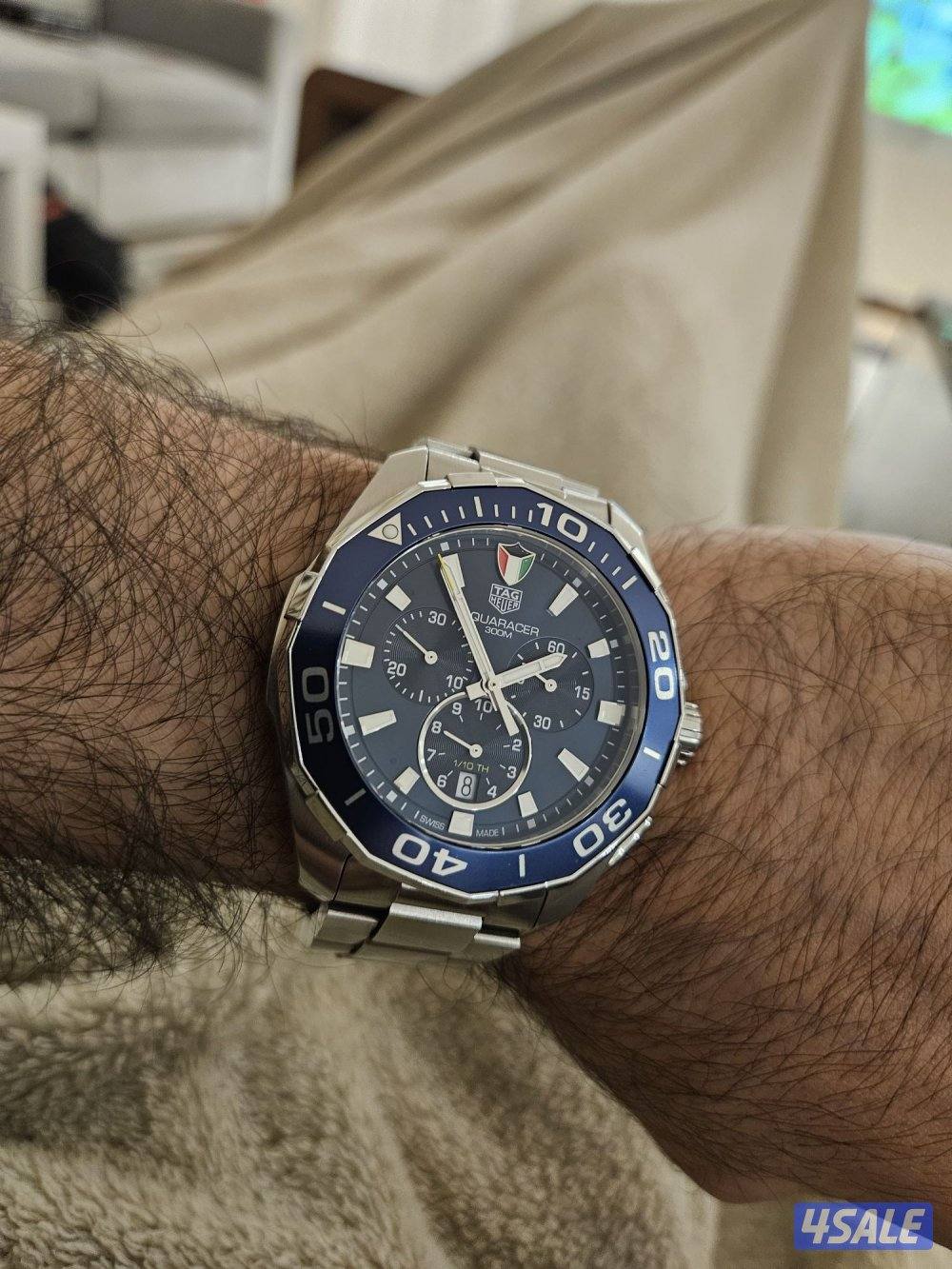 ساعة تاغ هيور نسخة خاصة بعلم الكويت من ٢٠٠ نسخة -مستعملة - حالة ممتازة0