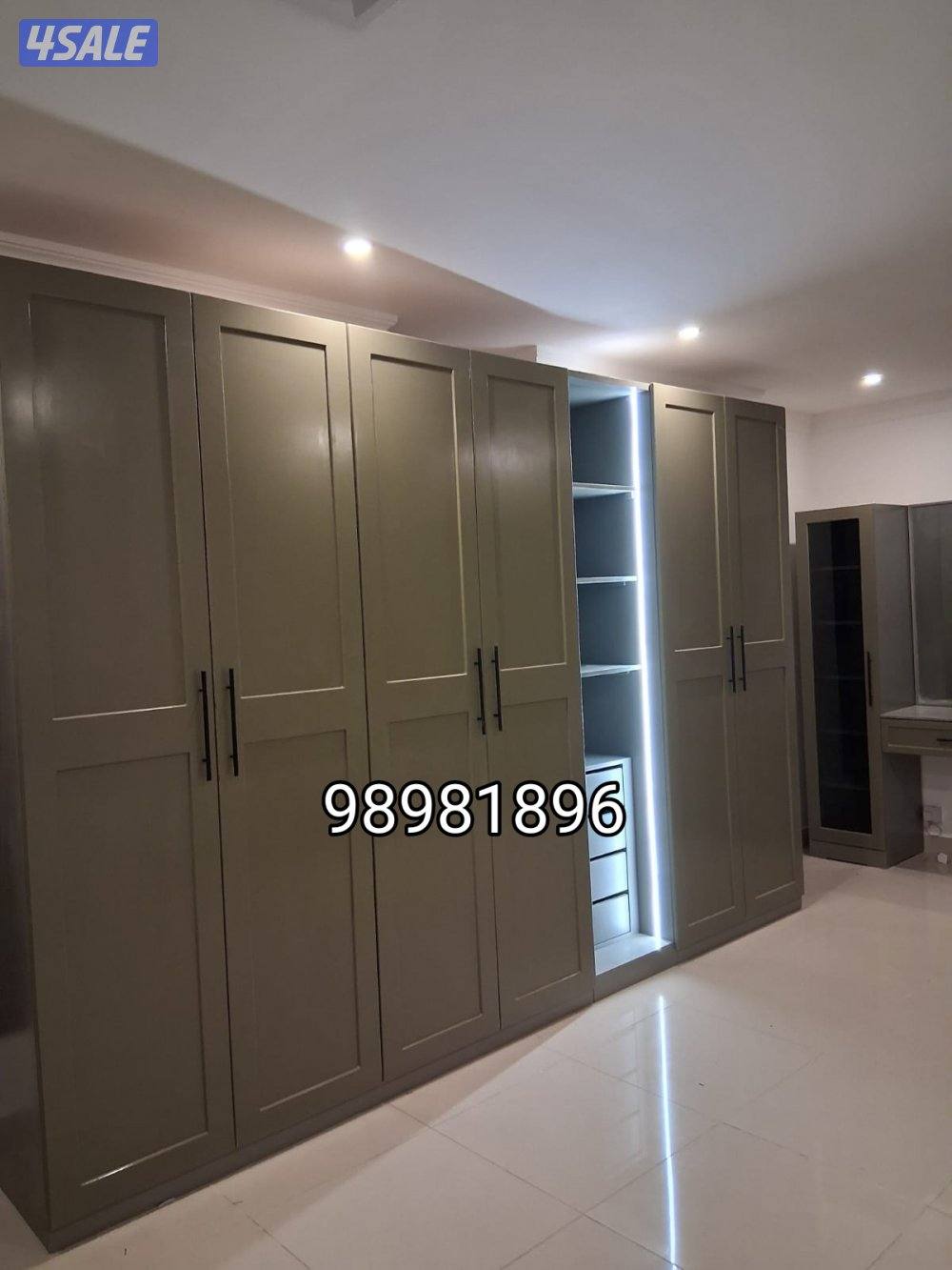 تفصال وجاهز غرف النوم والكباتات والسراير والدواشق حسب القياس والموديل0