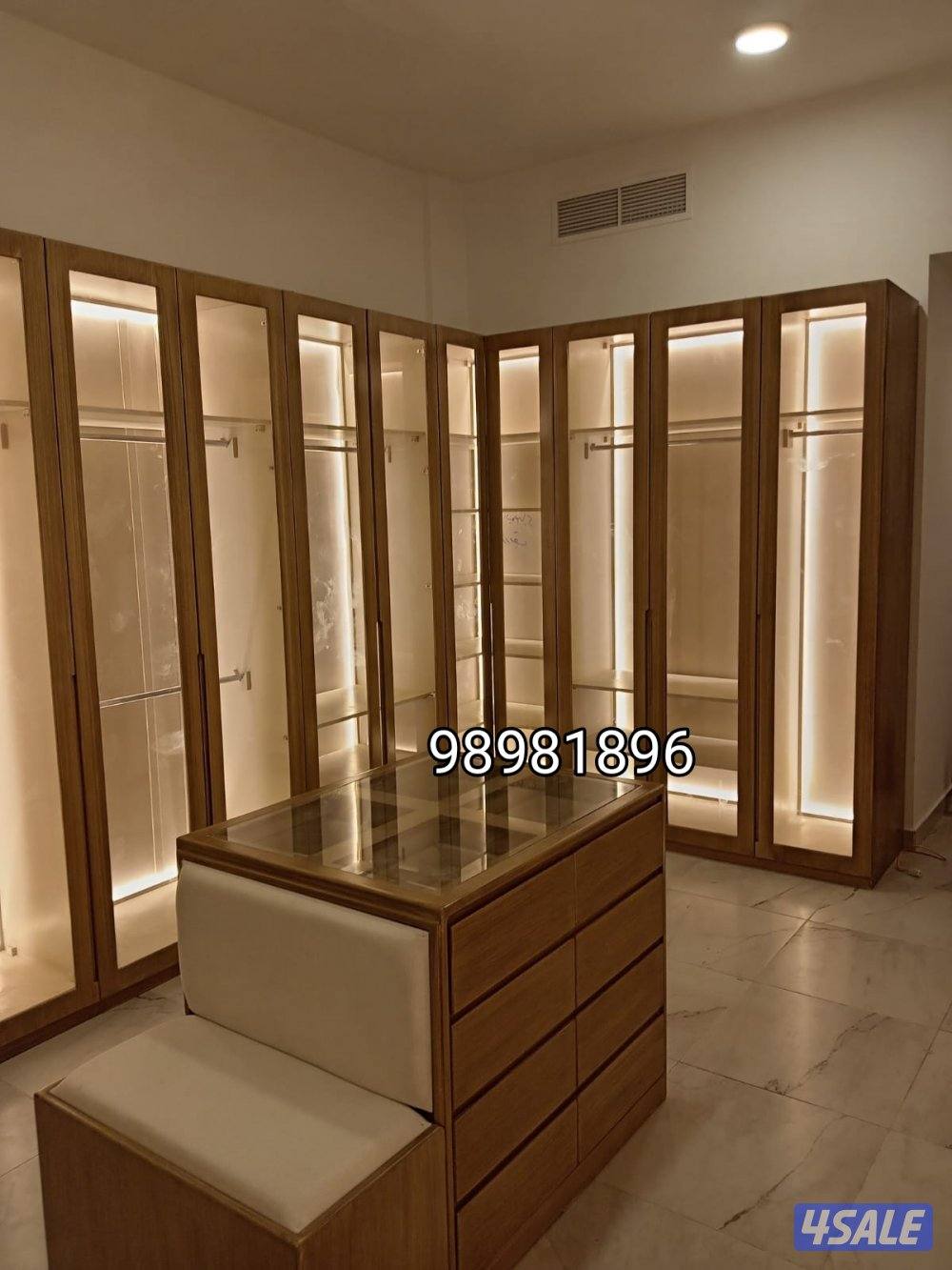 تفصال وجاهز غرف النوم والكباتات والسراير والدواشق حسب القياس والموديل7