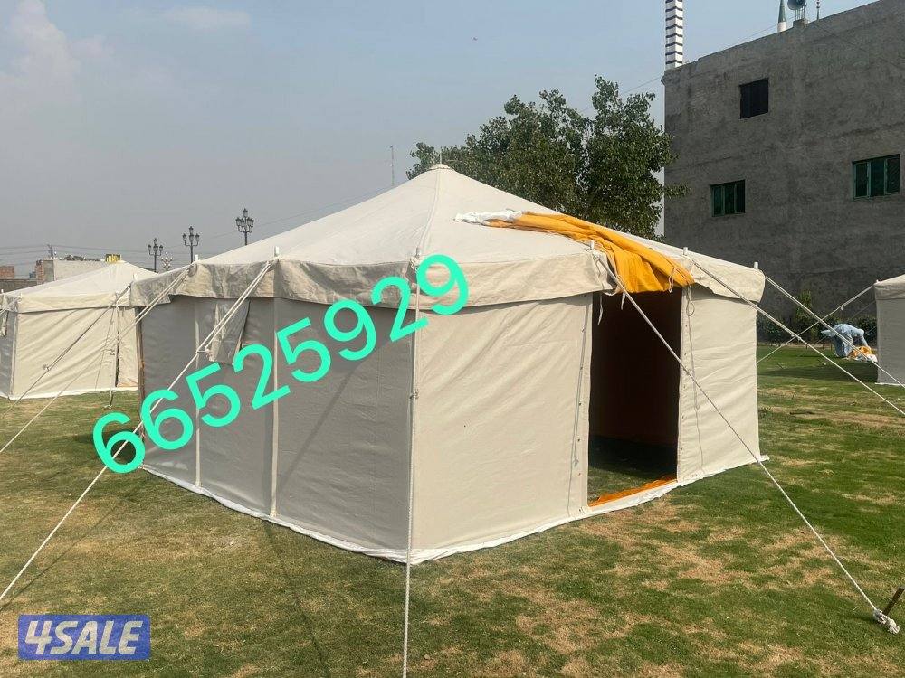 للبيع خيام جديد باكستاني ثلاث طبقات درجه اول خام ٢٤ ملي4