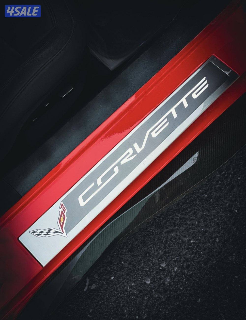 C7 ( ZR1 ) 2019 خليجيه نادره احمر ب احمر6