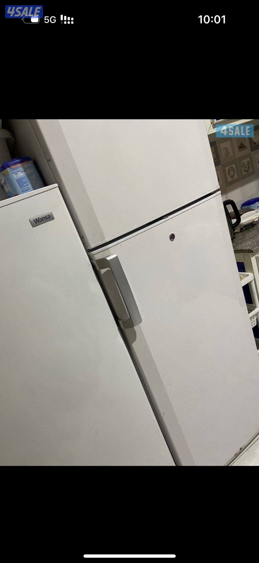 للبيع ثلاجه وفريزر طولي0